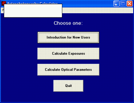 Astrophotography Calculator