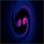 تصویر نجومی روز ناسا: دو سیاهچاله کلان جرم درحال ادغام
