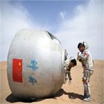 تمرین فضانوردان چینی برای فرود اضطراری در بیابان+تصاویر