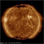 تصاویر ناسا از پوشش چهره خورشید توسط زمین