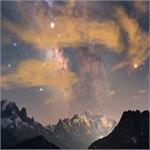 تصویر نجومی روز ناسا: کوه مون بلان، شهاب و راه شیری در یک تصویر
