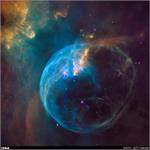 تولد 26 سالگی تلسکوپ فضایی هابل با تصویری از یک حباب فضایی