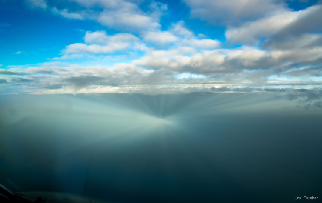 Anticrepuscular Rays Converge Opposite the Sun